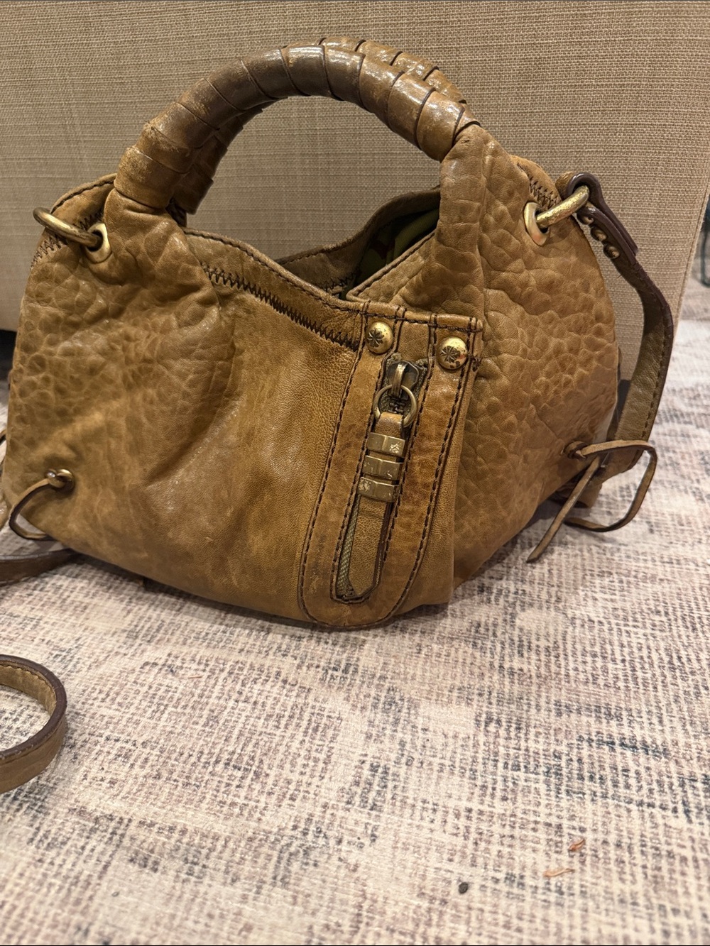 orYANY Leather Hobo Crossbody bohemian leather brown - Picture 7 of 11